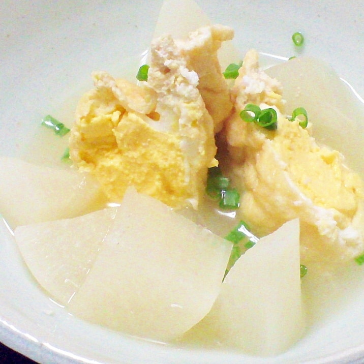 白だしで簡単おでん 大根と卵入り巾着のあっさり煮 レシピ 作り方 By Fukuwajutu 楽天レシピ